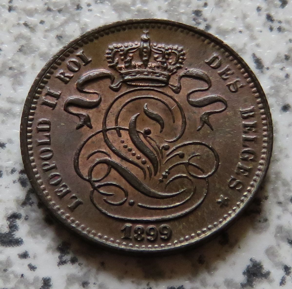  Belgien 1 Centime 1899 französisch, Erhaltung   