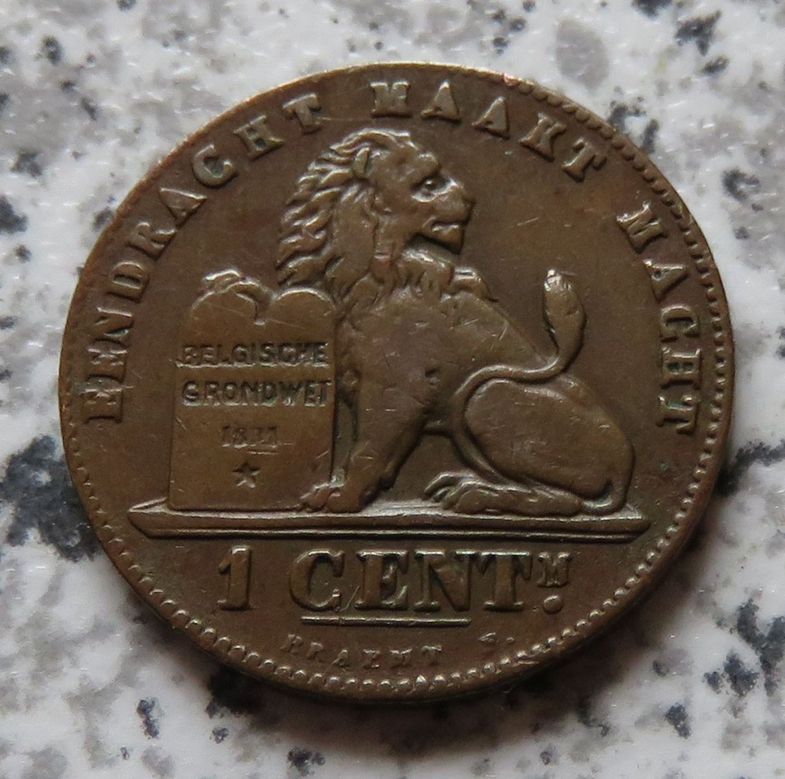  Belgien 1 Centime 1901 flämisch   