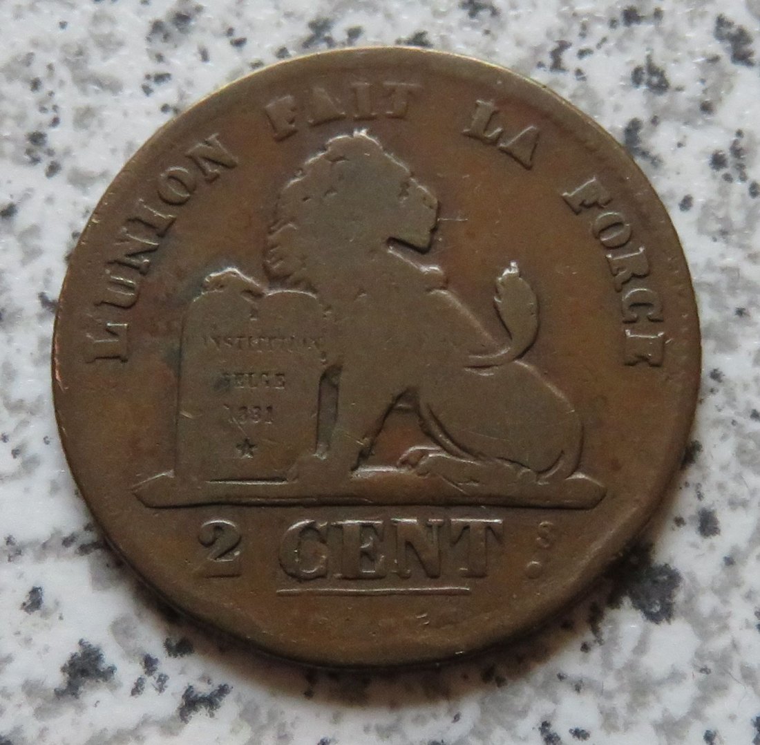  Belgien 2 Centimes 1836   