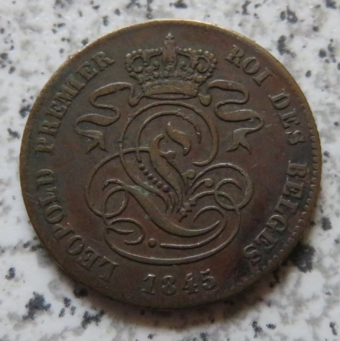  Belgien 2 Centimes 1845   