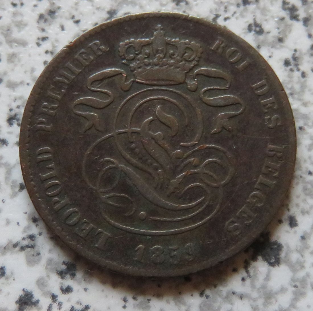  Belgien 2 Centimes 1859   