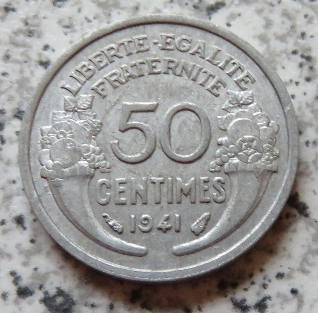  Frankreich 50 Centimes 1941   