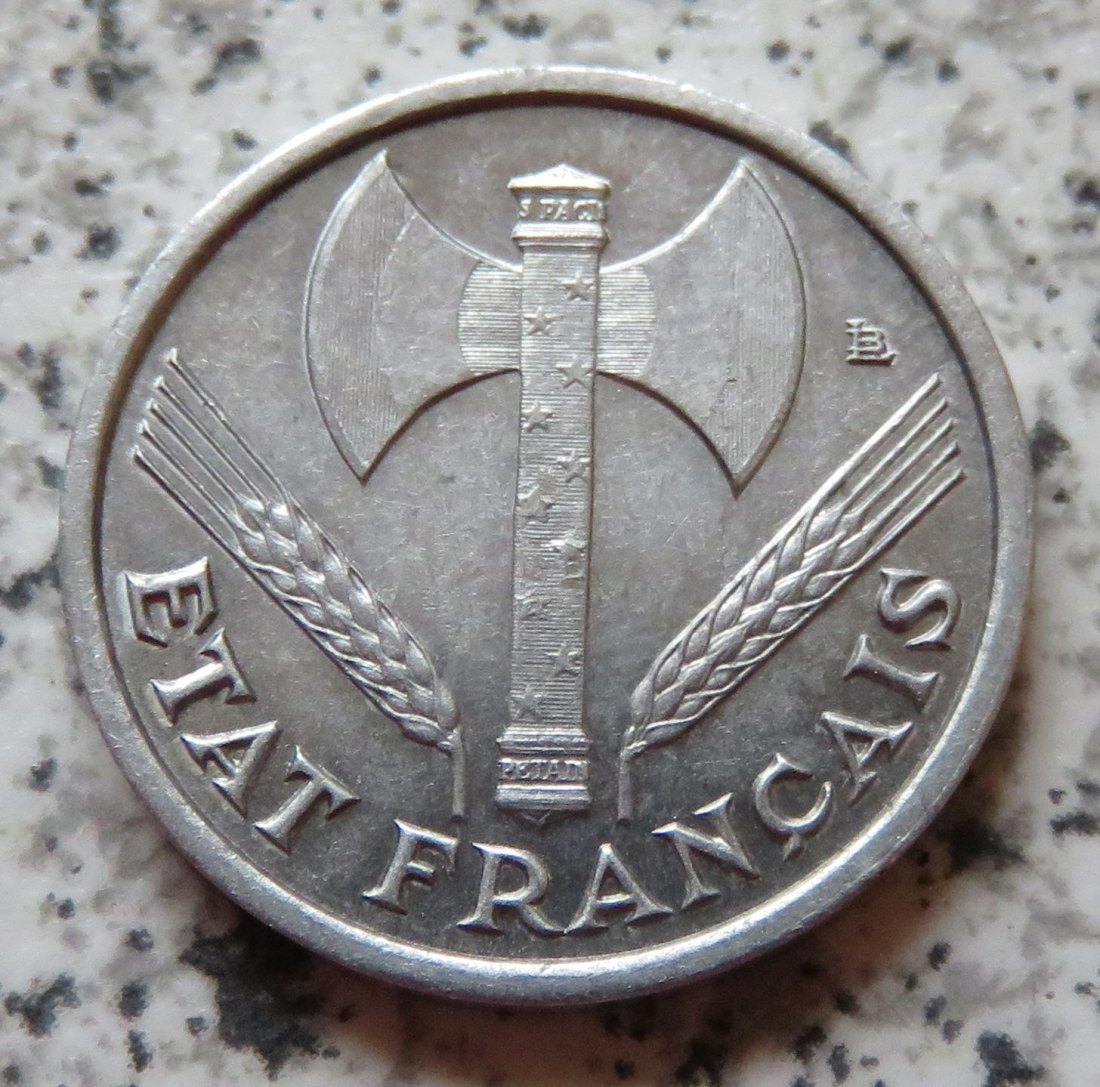  Frankreich 50 Centimes 1942, Erhaltung   