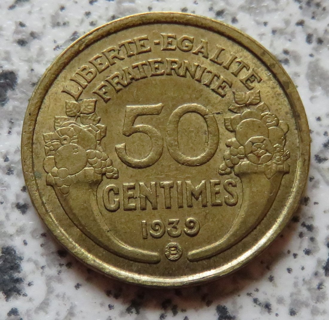  Frankreich 50 Centimes 1939   