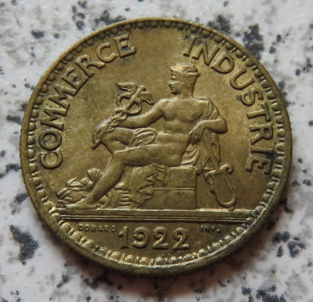  Frankreich 50 Centimes 1922, besser   