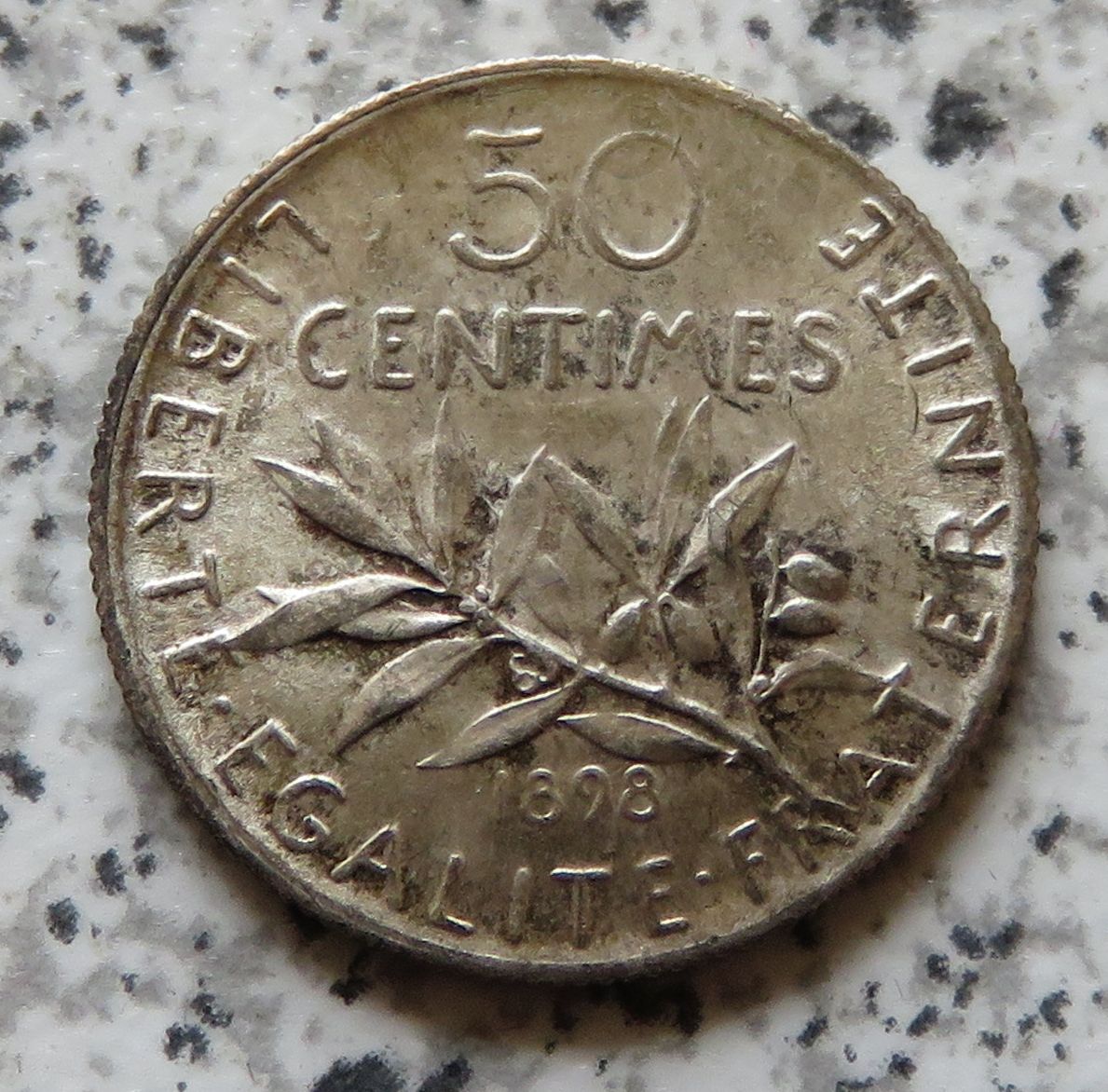  Frankreich 50 Centimes 1898   