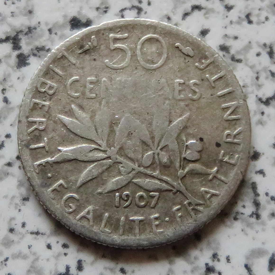  Frankreich 50 Centimes 1907   