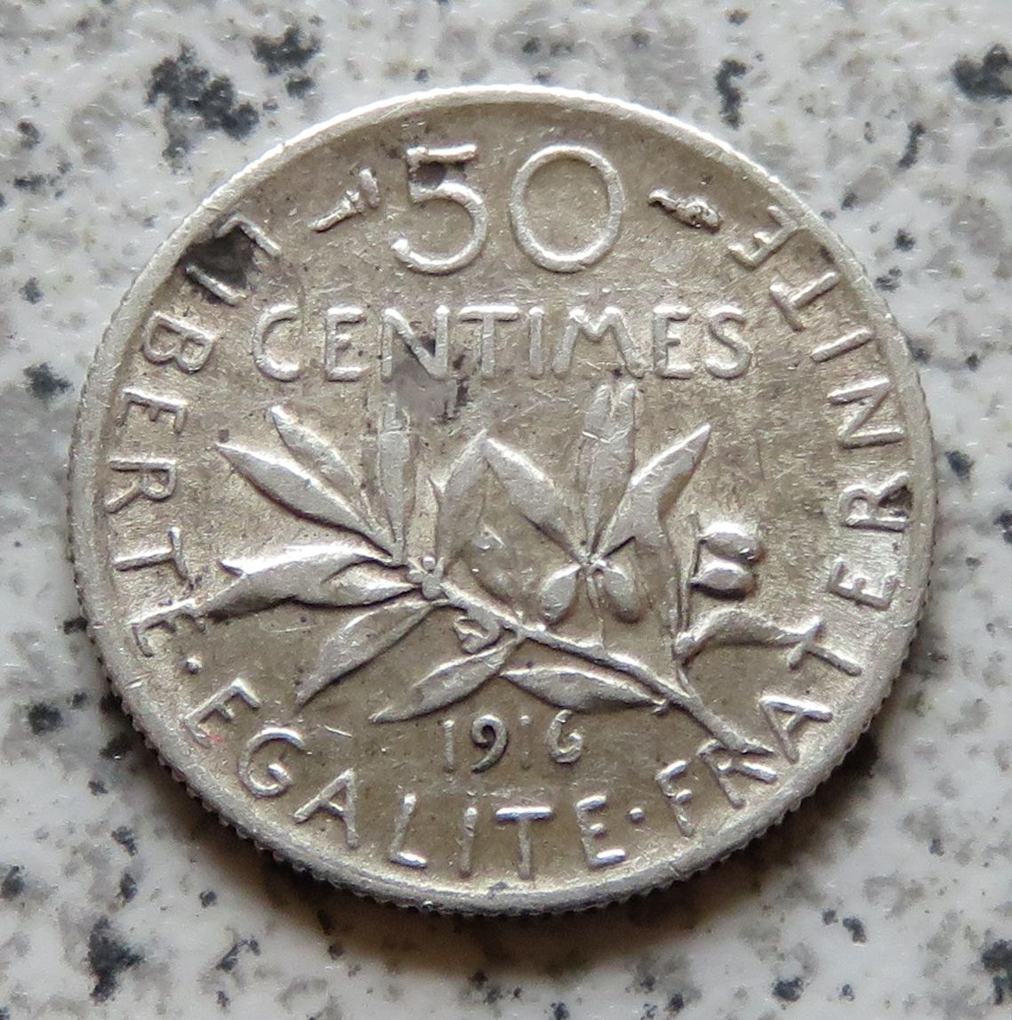  Frankreich 50 Centimes 1916   