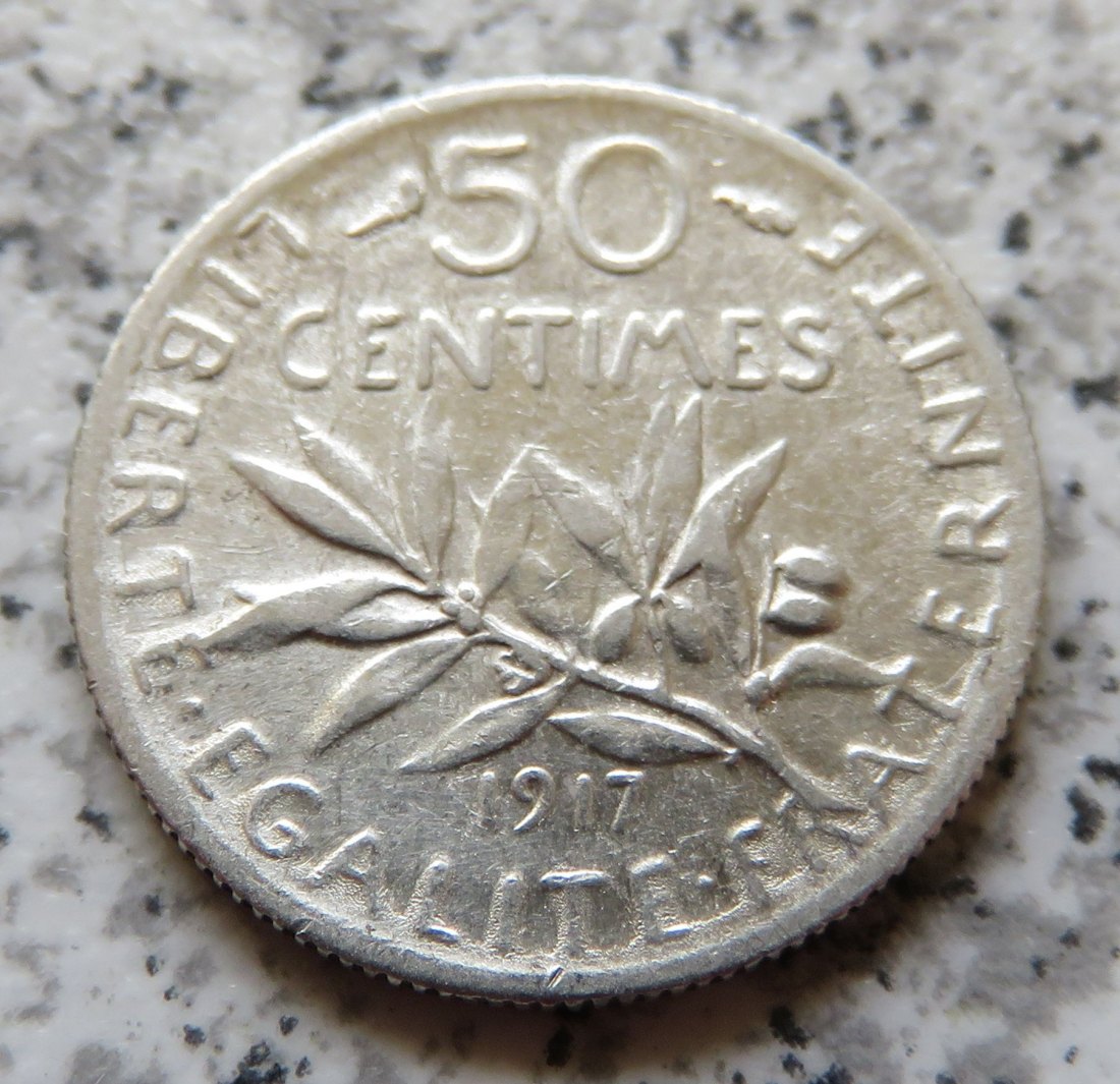  Frankreich 50 Centimes 1917   