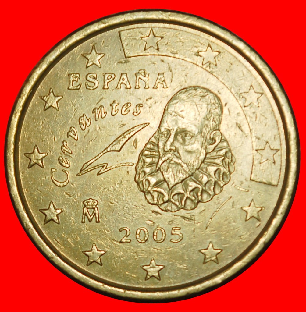  Ⰶ NORDIC GOLD (1999-2024): SPAIN★50 EURO CENTS 2005! JUAN CARLOS I 1975-2014 LOW START ★ NO RESERVE!   