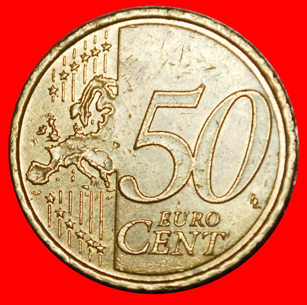  Ⰶ NORDIC GOLD (1999-2024): SPAIN★ 50 EURO CENTS 2013★JUAN CARLOS I 1975-2014 LOW START ★ NO RESERVE!   