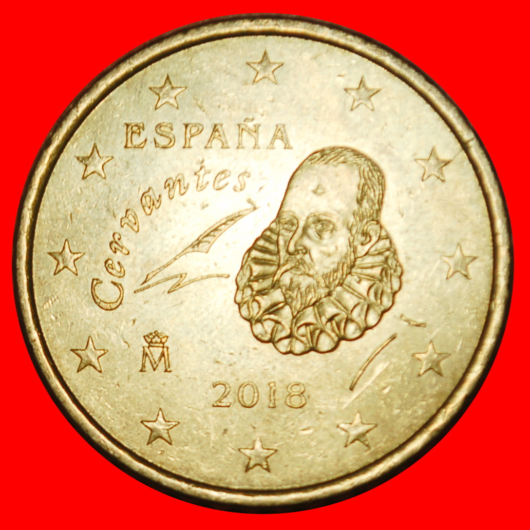  Ⰶ NORDIC GOLD (1999-2024): SPAIN★ 50 EURO CENTS 2018★JUAN CARLOS I 1975-2014 LOW START ★ NO RESERVE!   