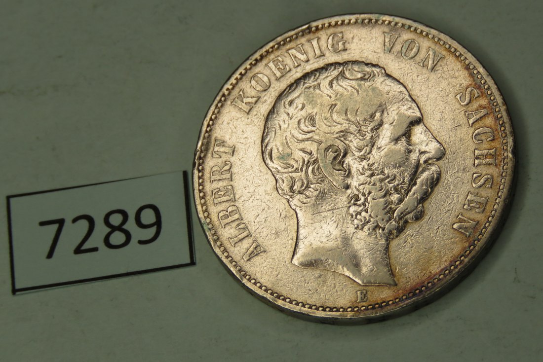  7289 Sachsen 1875 - 5 Mark   