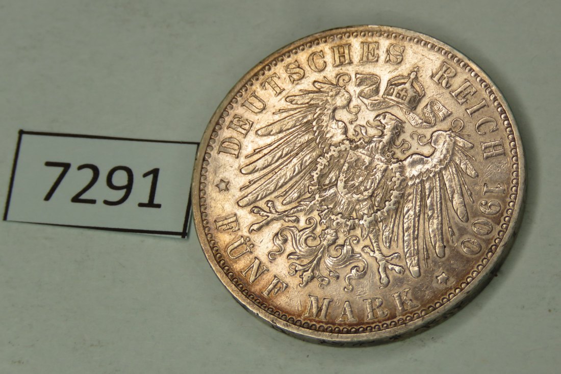  7291 Sachsen 1900 - 5 Mark   