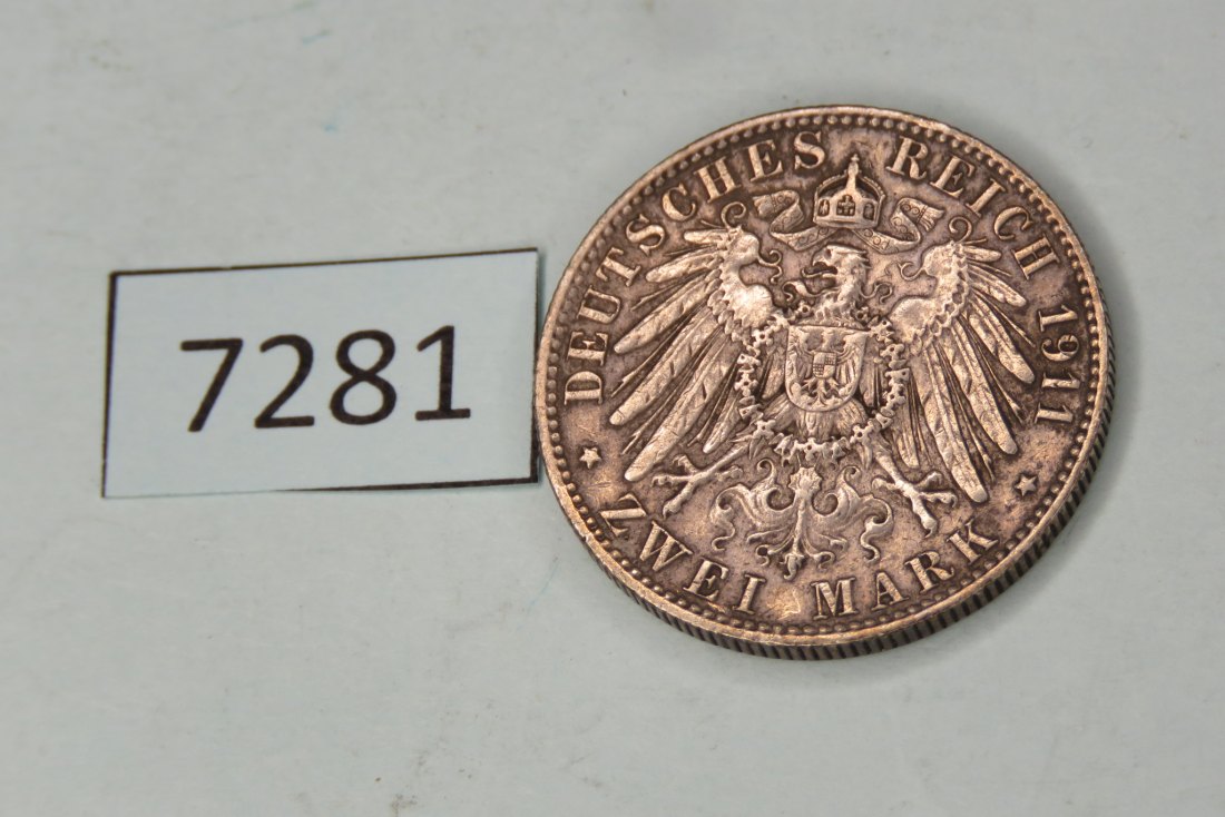  7281 Sachsen 1911 -  2 Mark   