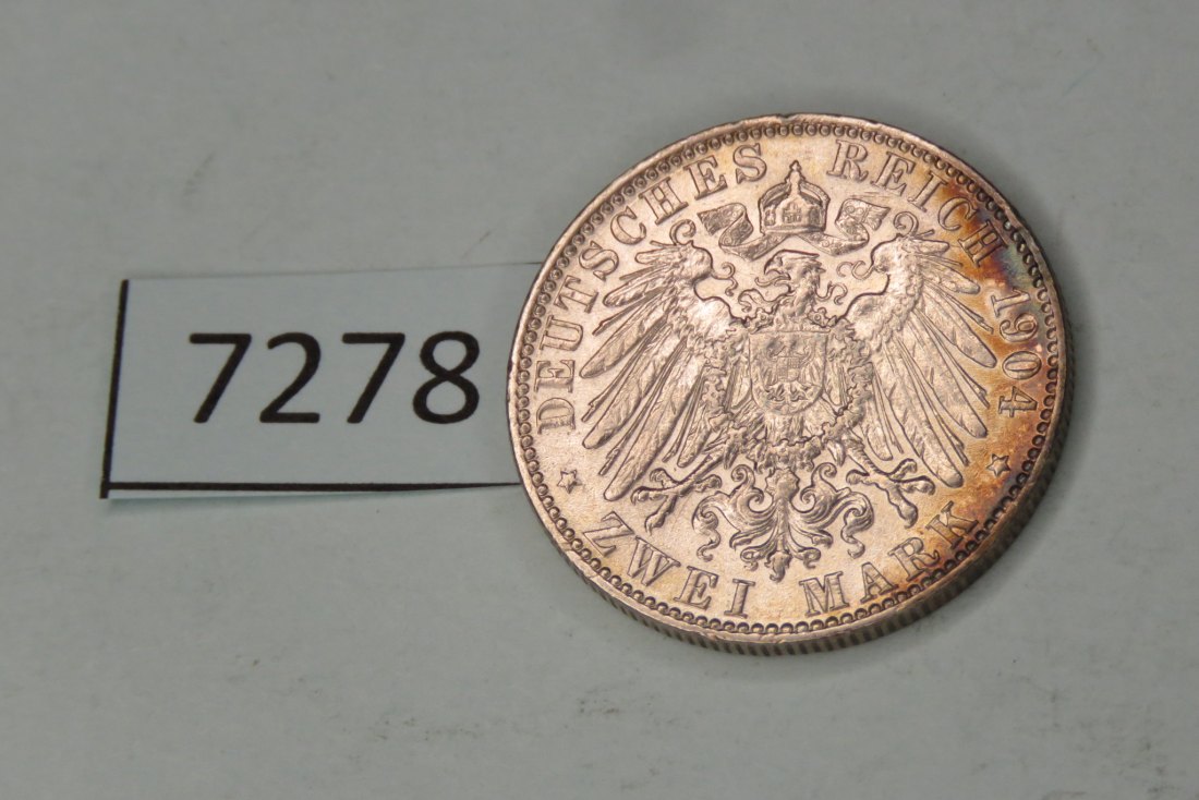  7278 Sachsen 1904 - 2 Mark   