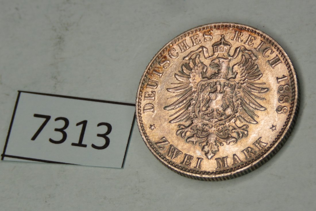  7313 Preussen 1888 - 2 Mark   