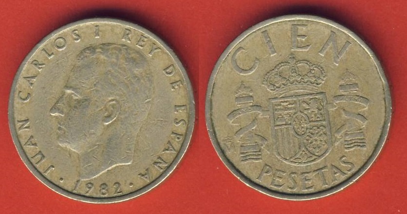  Spanien 100 Pesetas 1982   