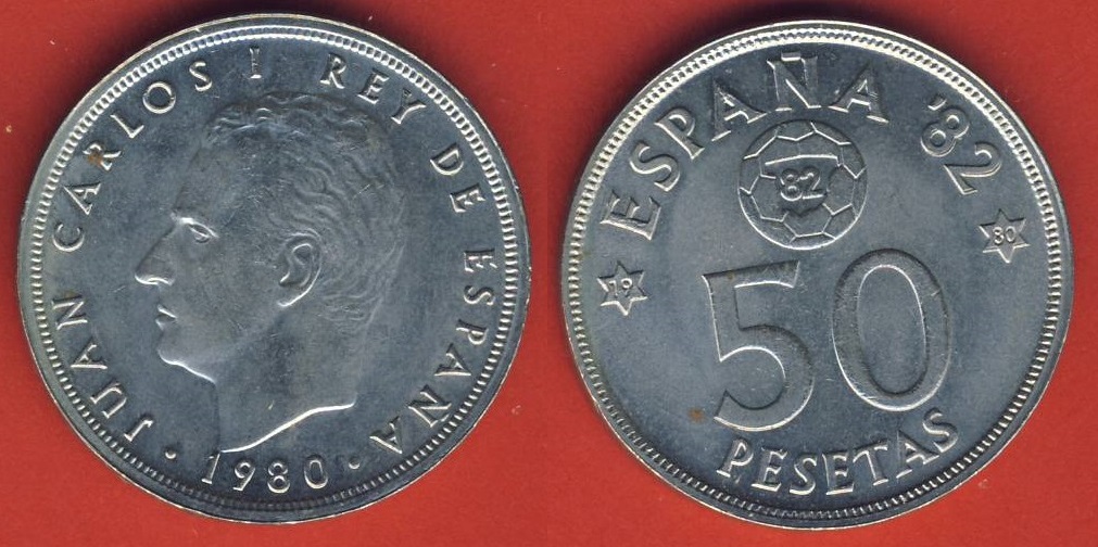  Spanien 50 Pesetas 1980 (*80)   