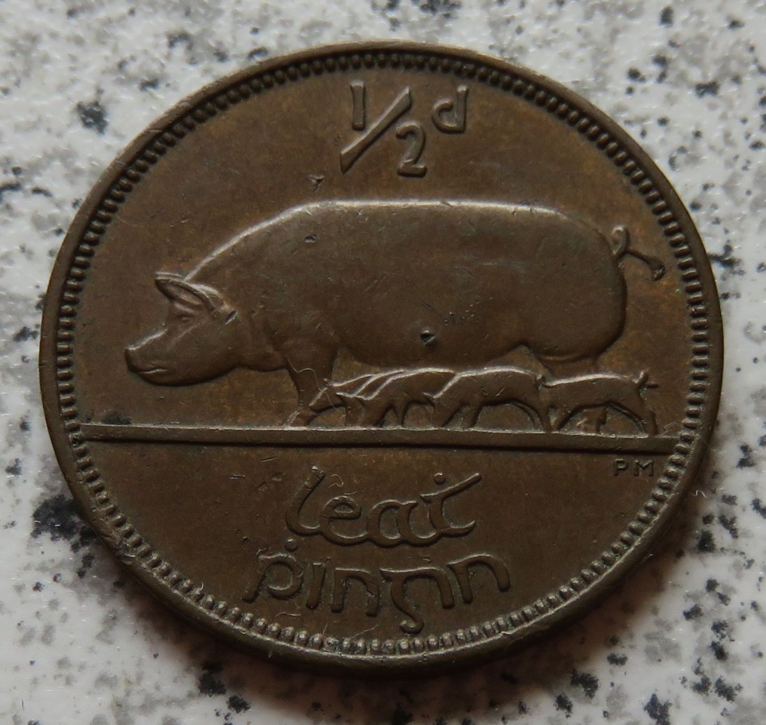  Irland half Penny 1953   