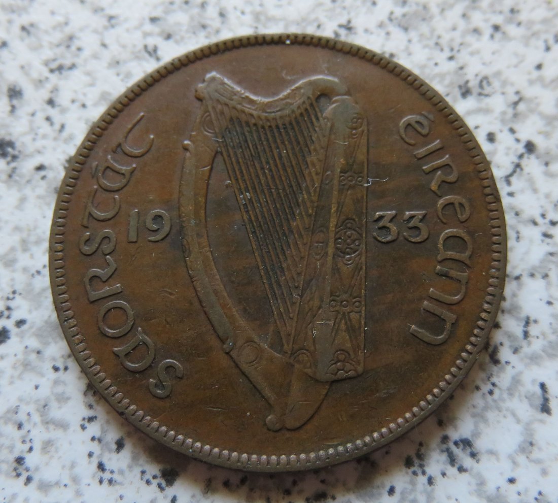  Irland One Penny 1933 / 1 Penny 1933   