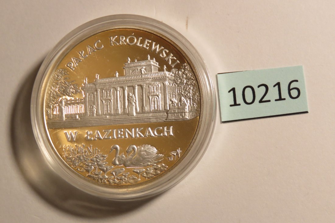  10216 Polen 1995 - 20 zt - Königspalast mit Schwänen   