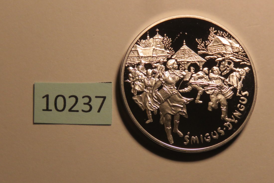  10237 Polen 2003 - 20 zt - farbige OSTEREIER   