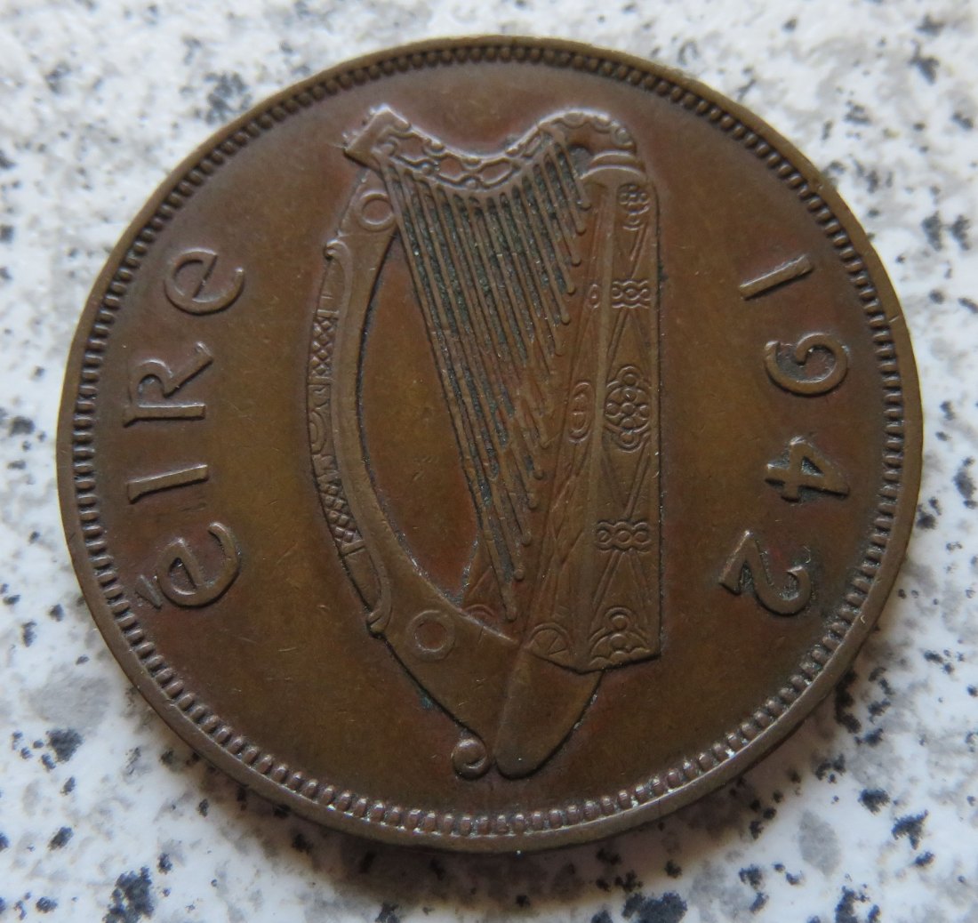  Irland One Penny 1942 / 1 Penny 1942   