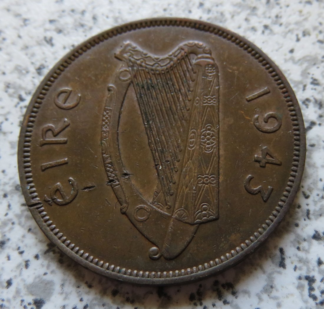  Irland One Penny 1943 / 1 Penny 1943   