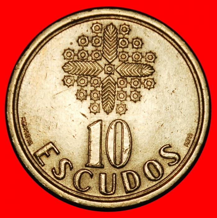  Ⰶ WINDOW (1986-2001): PORTUGAL ★ 10 ESCUDOS 1992 dies 2+B! ★LOW START ★ NO RESERVE!   