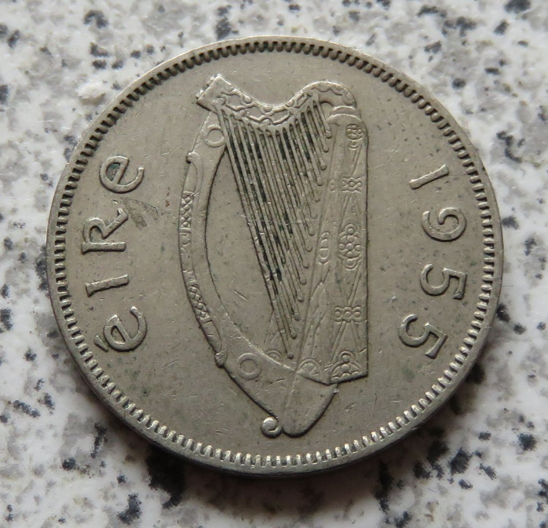  Irland 6 Pence 1955   