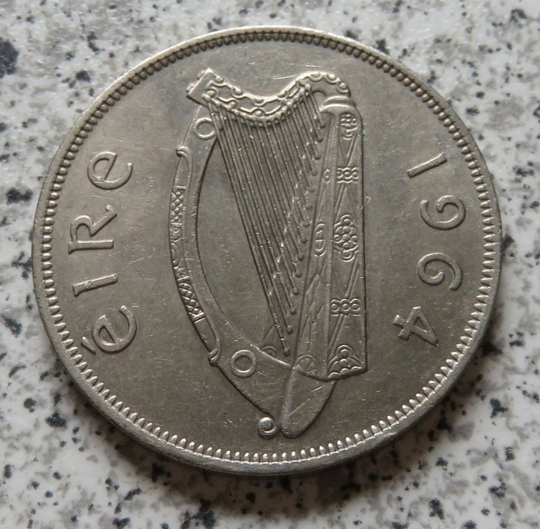  Irland half Crown 1964   