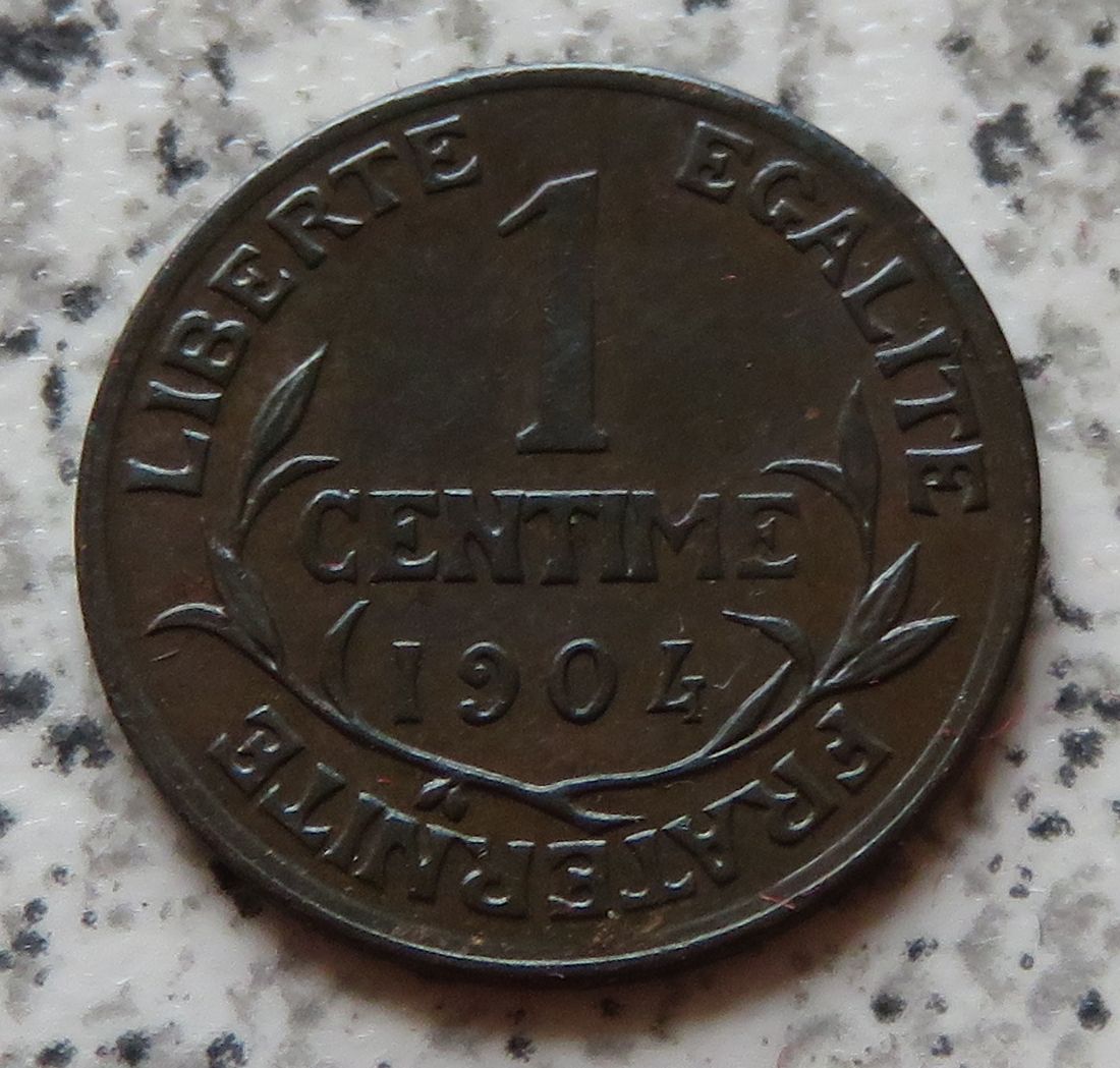  Frankreich 1 Centime 1904   