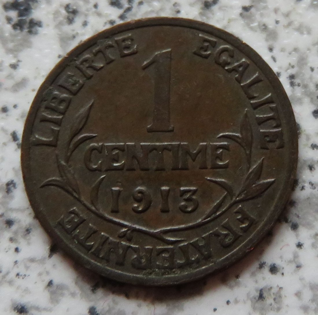  Frankreich 1 Centime 1913   