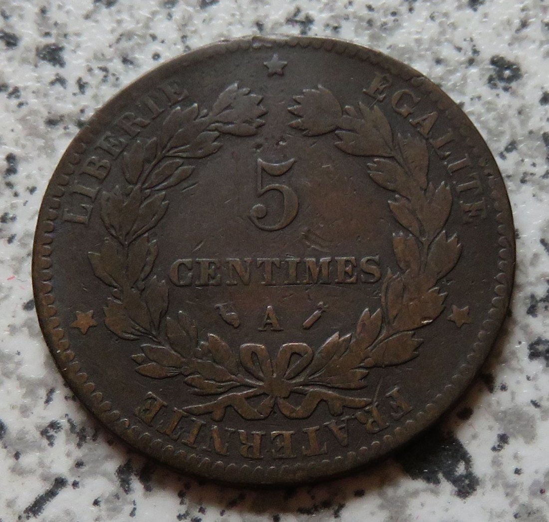  Frankreich 5 Centimes 1882 A   