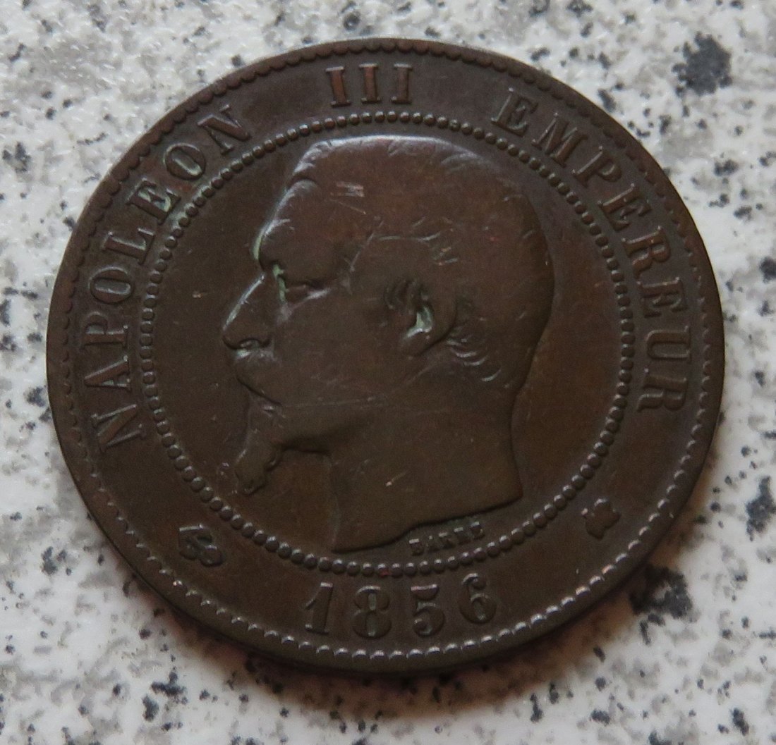  Frankreich 10 Centimes 1856 K   