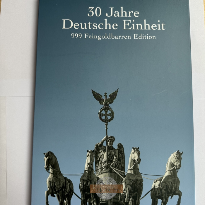 30 Jahre Deutsche Einheit MM-Frankfurt Feingold: 0,746g 12 Goldbarren  