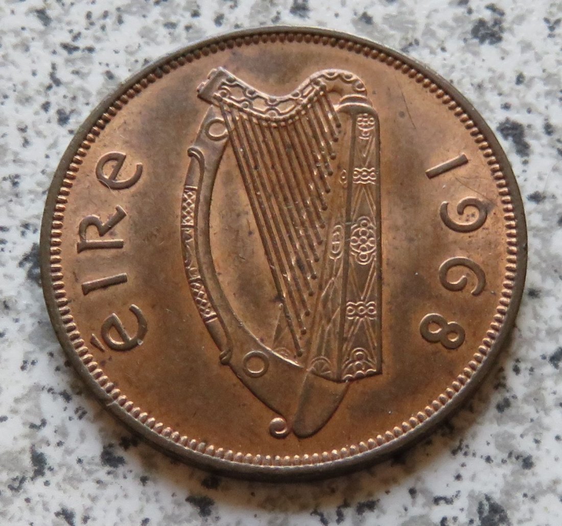  Irland One Penny 1968 / 1 Penny 1968, Erhaltung   