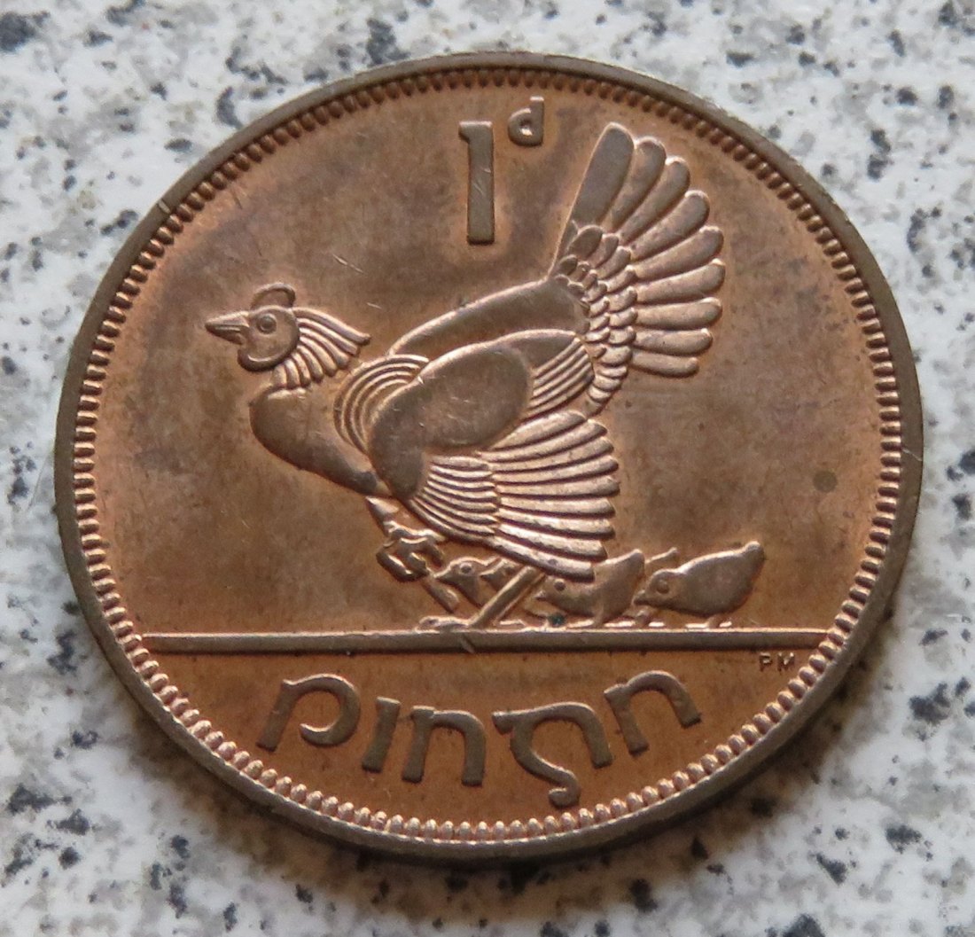  Irland One Penny 1968 / 1 Penny 1968, Erhaltung   