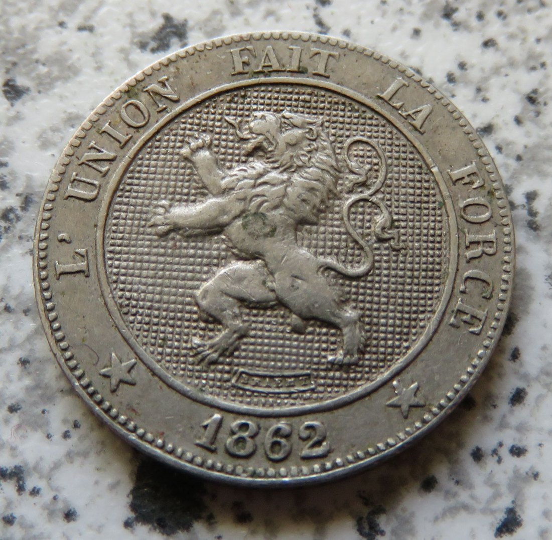  Belgien 5 Centimes 1862   