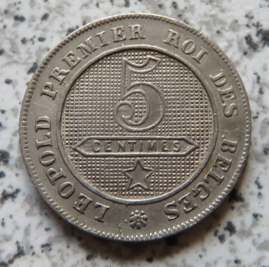  Belgien 5 Centimes 1863   