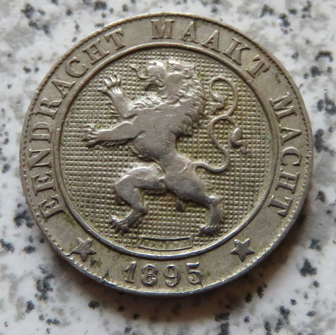  Belgien 5 Centimes 1895, flämisch   