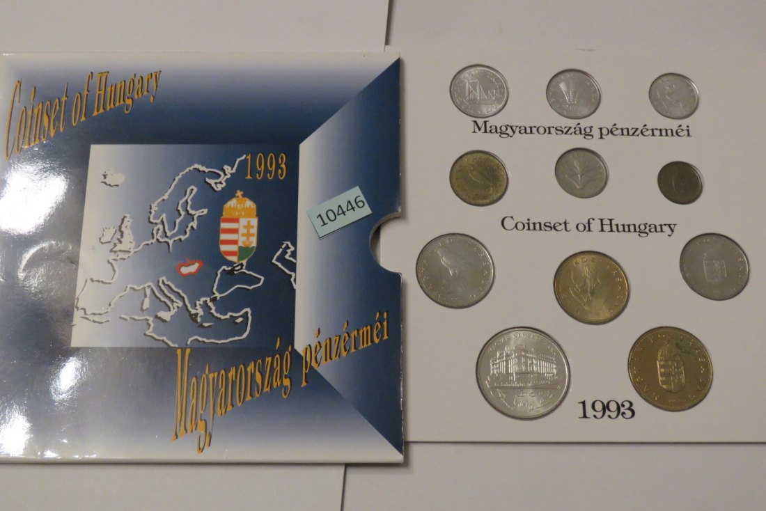  10446 Ungarn 1993 - KMS BU Mit 200 Forint in 12 g Silber 0.500   