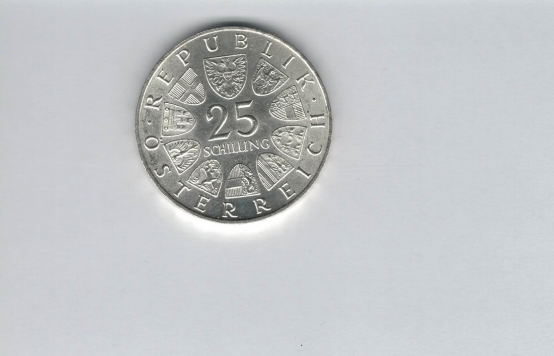  25 Schilling 1965 150 Technische Hochschule Wien Ag Gedenkmünze Österreich Spittalgold9800 4588/11   