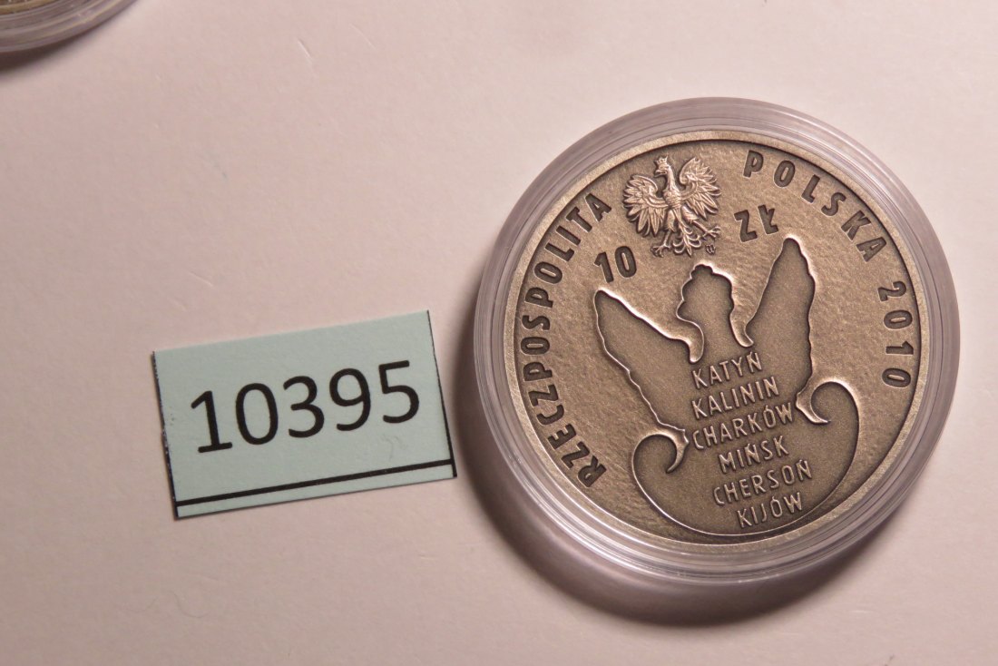  10395 Polen 2010 - 10 zt - 70 Jahre Katyn   