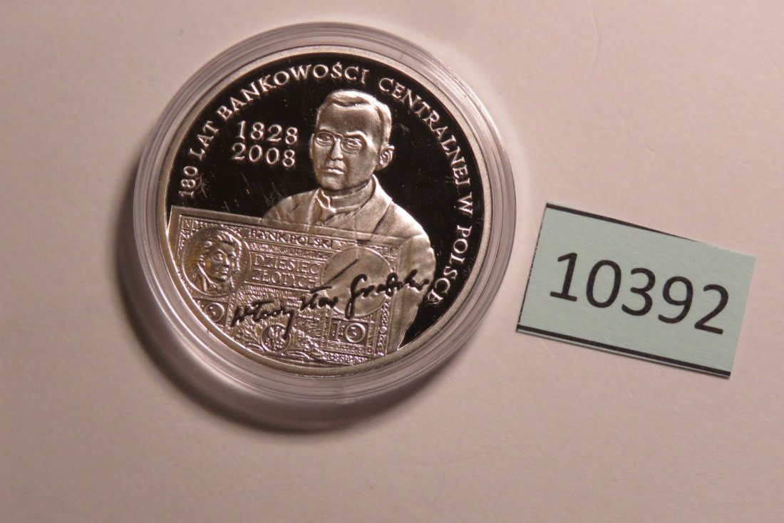  10392 Polen 2009 - 10 zt - 180 Jahre Zentralbank   