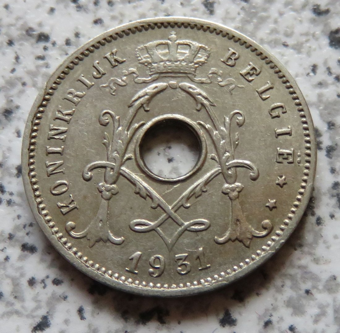  Belgien 5 Centimes 1931, flämisch   