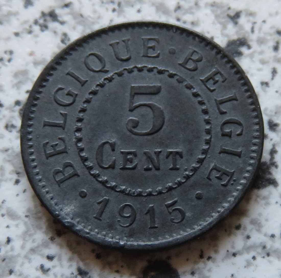  Belgien 5 Centimes 1915   