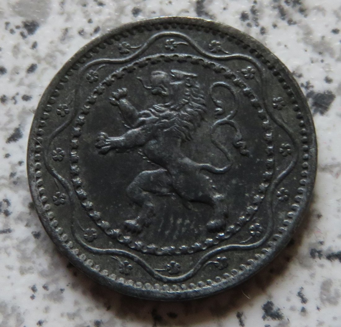  Belgien 5 Centimes 1916, Erhaltung   