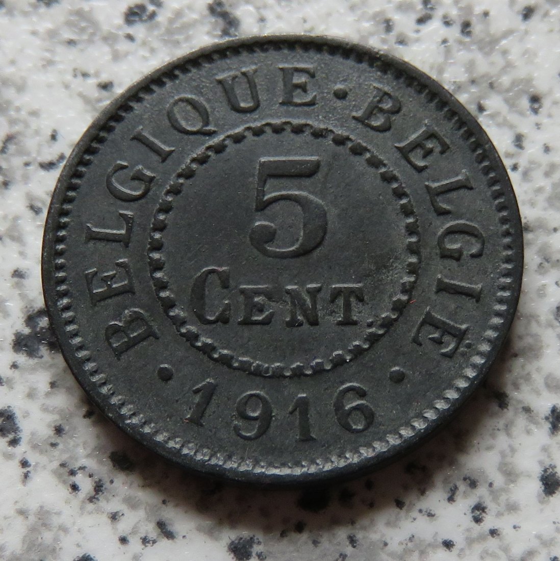  Belgien 5 Centimes 1916   